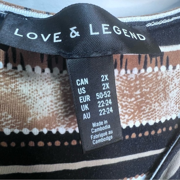 Addition Elle Love & Legend Faux Wrap Maxi
Dress Size 2x - Picture 9 of 10